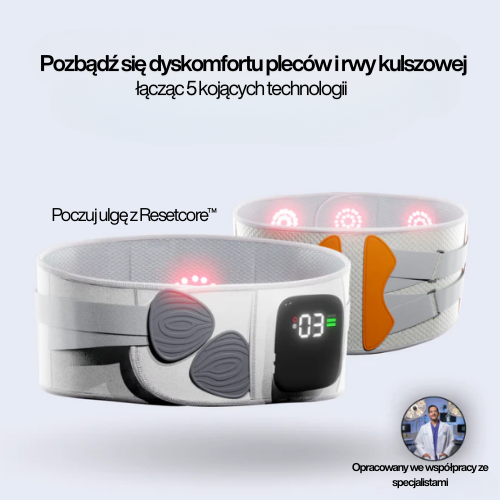 Resetcore™ - 5-w-1 pas na ból pleców oraz rwe kulszową