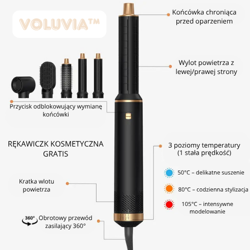 Voluvia™ 5w1 AirStyler – pełna stylizacja w Twoich rękach