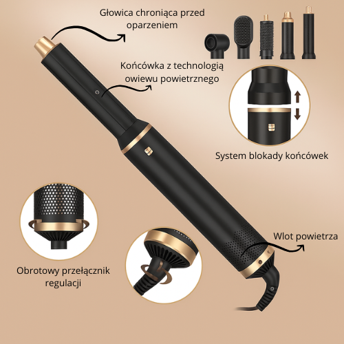 Voluvia™ 5w1 AirStyler – pełna stylizacja w Twoich rękach